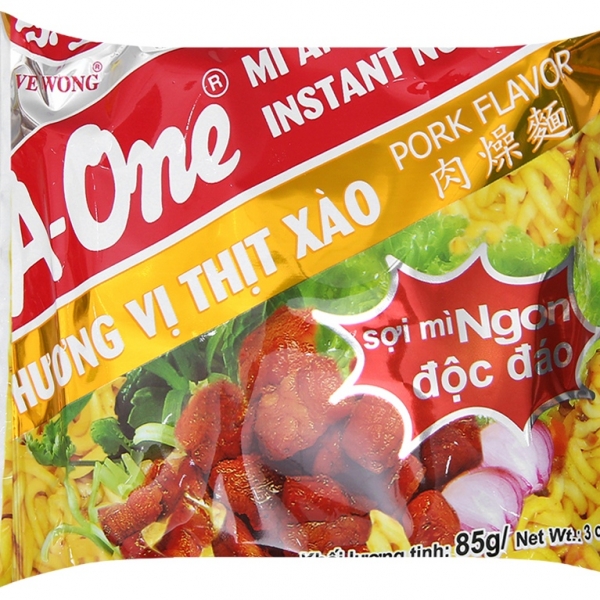 Mì gói A One Vị Thịt Xào Gói 85g